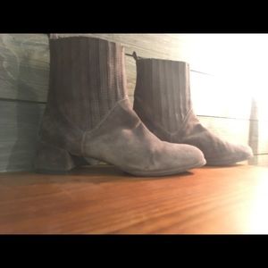 Stuart Weitzman suede booties